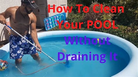 Magic cleaning pad in pool tiktok